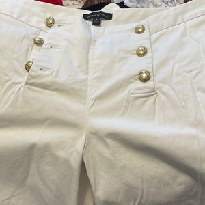 Banana Republic capri wide leg sailor pants